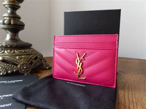 ysl zip pouch pink|ysl wallet st laurent.